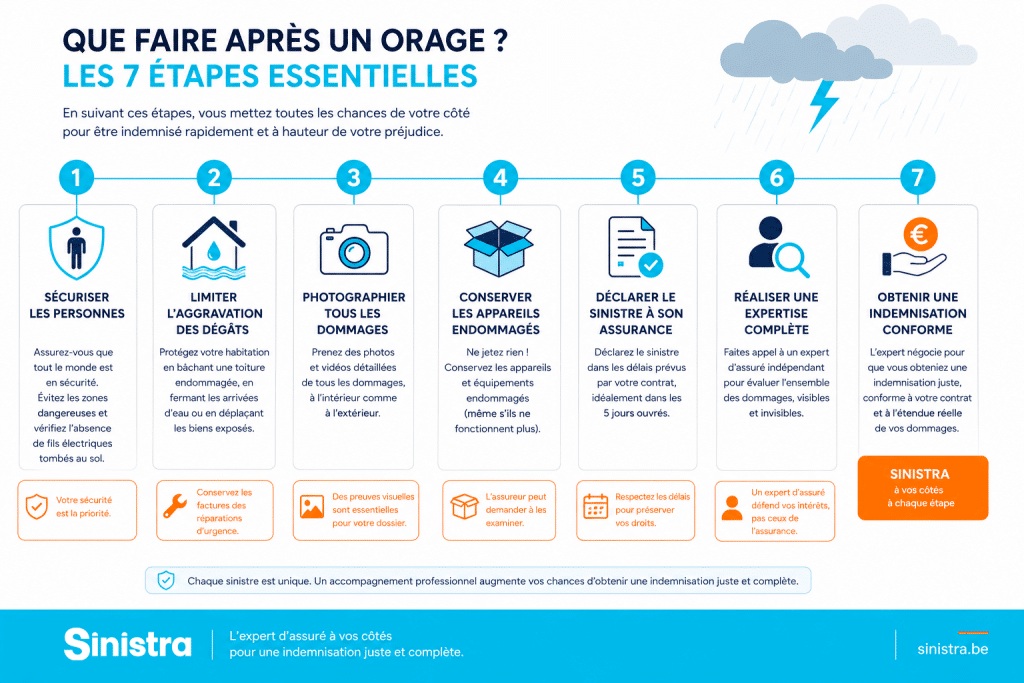 Que faire après un orage ?